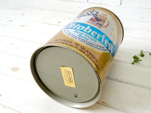 【Oktoberfest・BEER】ビール会社・ヴィンテージ・アドバタイジング・ブリキ缶・看板