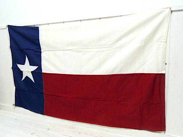 【★テキサス州旗】コットン100%・アメリカ・USA・フラッグ・ビンテージ・デッドストック・旗