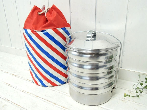 【Regal Ware・50s】キャンプ・クッカー・アルミ製・ビンテージ・フライパン&皿セット袋付き