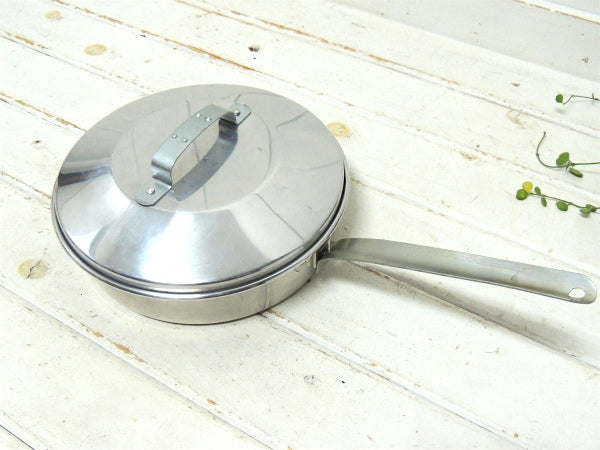 【Regal Ware・50s】キャンプ・クッカー・アルミ製・ビンテージ・フライパン&皿セット袋付き