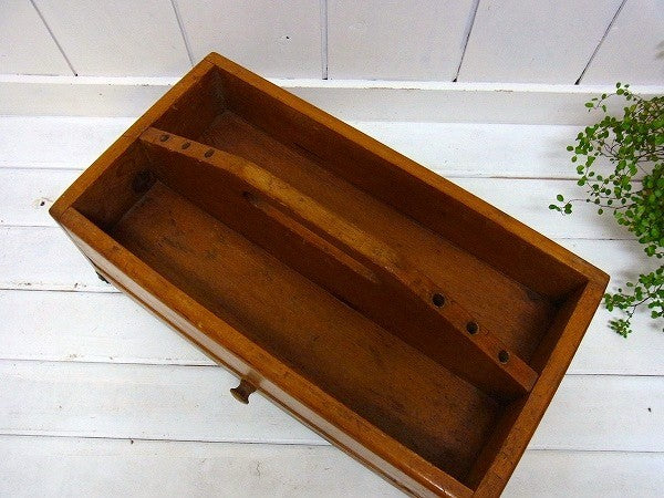 アンティーク・木箱/ツールボックス/ツールケース/工具箱/裁縫箱/USA