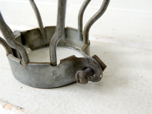 ガレージ インダストリアル ハンドランプ カバー 工業系 フック アイアン製 作業灯 ヴィンテージ・電球カバー ライトカバー