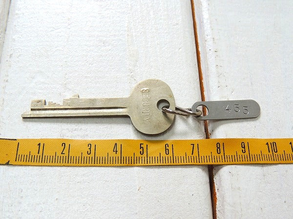 【Vintage/SECURITY/JDF177/Key】USA・ビンテージキー&ナンバータグ