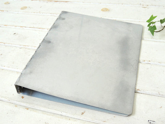 【LEVER LOCK】アルミ製・ヴィンテージ・リングファイル/ファイル USA