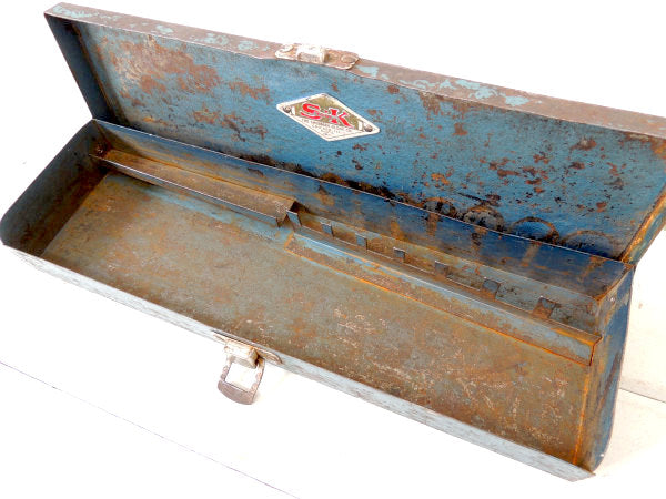 【SK TOOLS・工業系・USA】メタル製・ヴィンテージ・ツールケース/工具箱