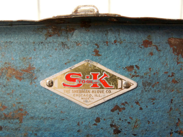 【SK TOOLS・工業系・USA】メタル製・ヴィンテージ・ツールケース/工具箱