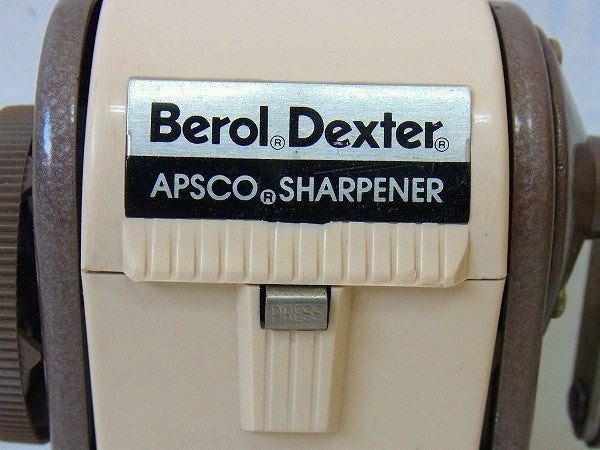 Berol Dexter APSCO アプスコ ヴィンテージ　ペンシルシャープナー　鉛筆削り　USA