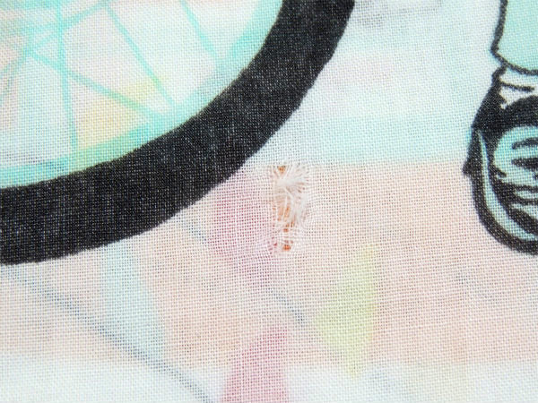 【Happy Days】青春コメディドラマ・バイク柄・ヴィンテージ・ユーズドシーツ(フラットタイプ)