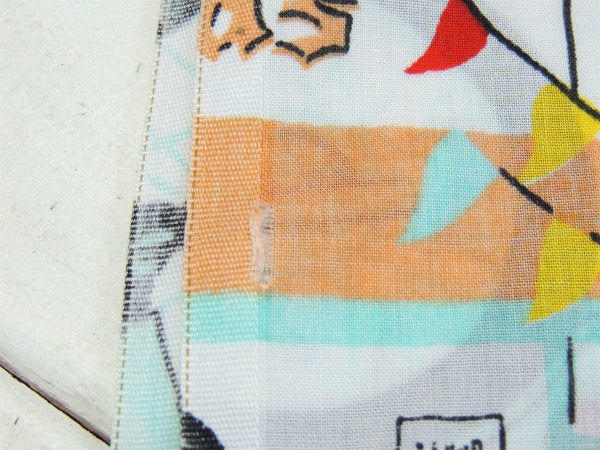 【Happy Days】青春コメディドラマ・バイク柄・ヴィンテージ・ユーズドシーツ(フラットタイプ)