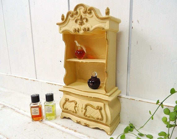 キャビネット形・小さなヴィンテージ・ジュエリーシェルフ/宝石箱 USA