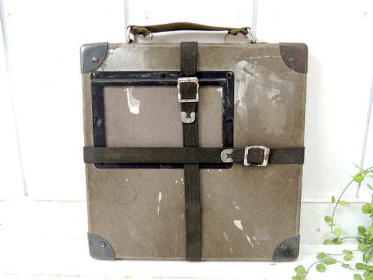 USA・持ち手ハンドル付き・映写機用・ヴィンテージ・フィルムケース・リールケース