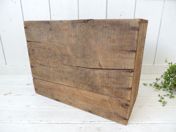 【BPS PAINTS】OLD・組み木式・アンティーク・ウッドボックス/木箱 USA