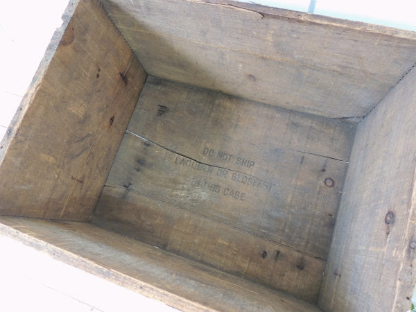 【BPS PAINTS】OLD・組み木式・アンティーク・ウッドボックス/木箱 USA