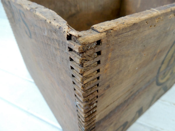 【BPS PAINTS】OLD・組み木式・アンティーク・ウッドボックス/木箱 USA