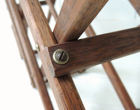 【木製・折りたたみ式】アンティーク・ワインラック・ボトルラック・カリフォルニアワイン