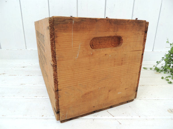 【LITTLE NECK CLAMS】木製・ヴィンテージ・ウッドボックス/木箱 USA