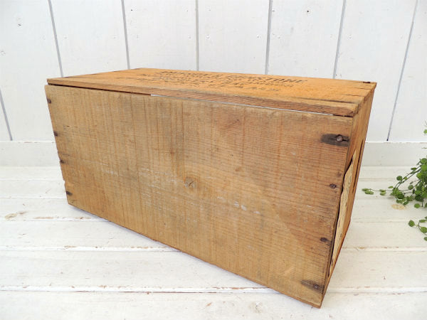 【LITTLE NECK CLAMS】木製・ヴィンテージ・ウッドボックス/木箱 USA