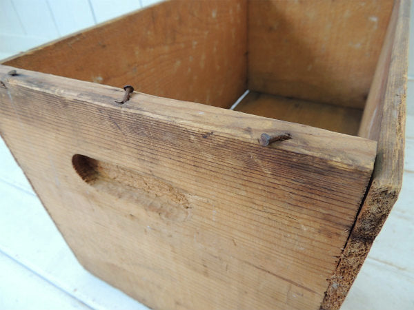 【LITTLE NECK CLAMS】木製・ヴィンテージ・ウッドボックス/木箱 USA