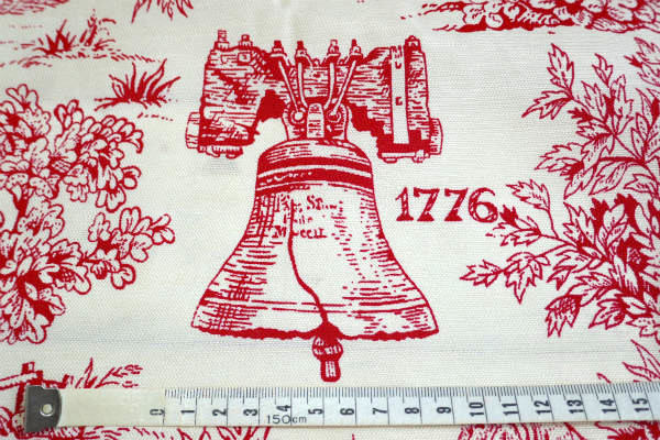 アメリカ歴史的建造物・デッドストック・ヴィンテージ・ファブリック・生地・テキスタイル/113×98