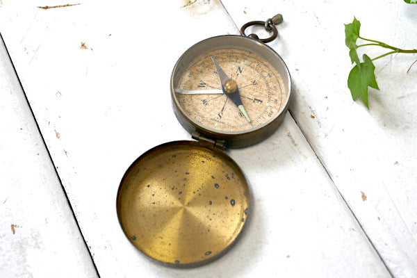 GERMANY ドイツ製 ドイツ製 アンティーク コンパス キーホルダー アウトドア 登山 キャンプ