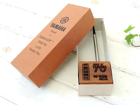 1976s・ヤマハ YAMAHA US・ビンテージ・ミッドセンチュリー・ペン&ペンスタンド