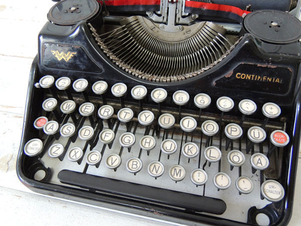 【Continental】ドイツ製・1930'〜コンチネンタル・アンティーク・英文・タイプライター