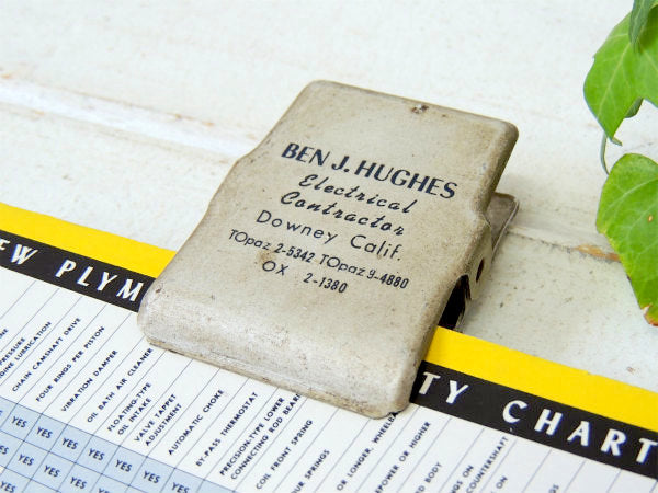 【California】ノベルティ・マグネット付き・ヴィンテージ・クリップ・ペーパークリップ