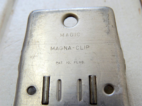 【California】ノベルティ・マグネット付き・ヴィンテージ・クリップ・ペーパークリップ