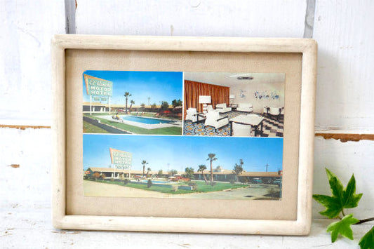 AAA トリプルエー1950年代 アメ車・ MOTOR HOTEL ヴィンテージ ポストカード US