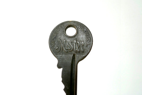 OLD マスターロック・MASTER LOCK アンティーク・キー・オールド・鍵・Key