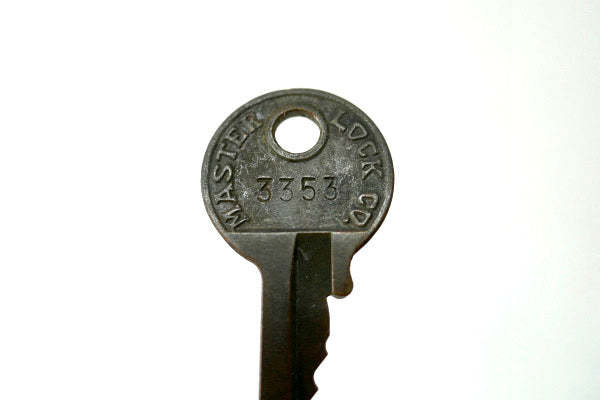 OLD マスターロック・MASTER LOCK アンティーク・キー・オールド・鍵・Key