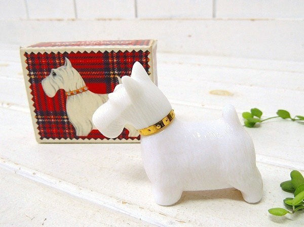 【AVON/犬】スコッチテリア・エイボン・アンティーク・箱付き・コロンボトル/香水瓶USA