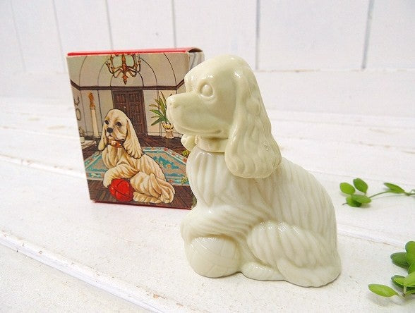 【AVON/アメリカン・コッカー・スパニ】エイボン・アンティーク・箱付き・コロンボトル/香水瓶USA