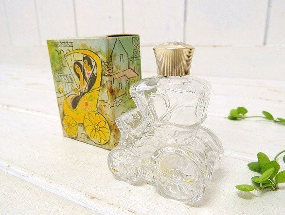 AVON 馬車 エイボン・アンティーク・箱付き・コロンボトル 香水瓶 USA