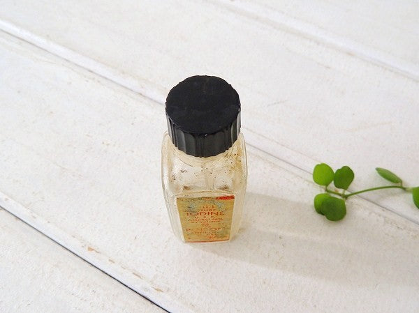 ジョンソン&ジョンソン ビンテージ・薬瓶・ドクロ・メディスンボトル ガラスボトル USA