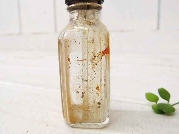 ジョンソン&ジョンソン ビンテージ・薬瓶・ドクロ・メディスンボトル ガラスボトル USA