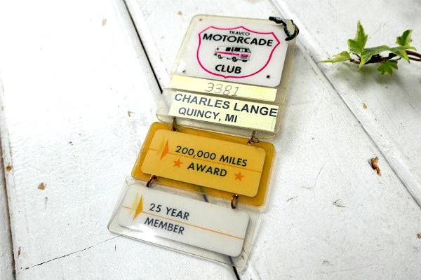 ダッジ・トラブコ Travco RVキャンピングカー&モーターホーム ヴィンテージ クラブバッジ