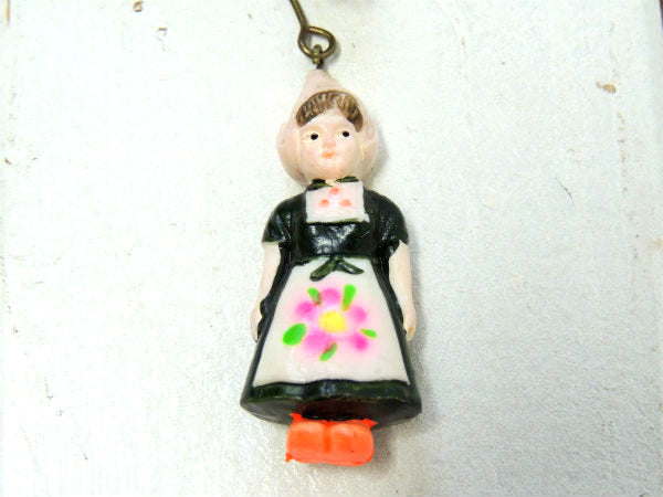 【オランダ・人形・民族】男の子&女の子・ヴィンテージ・デッドストック・キーホルダー