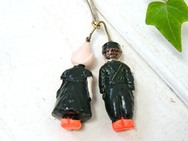 【オランダ・人形・民族】男の子&女の子・ヴィンテージ・デッドストック・キーホルダー