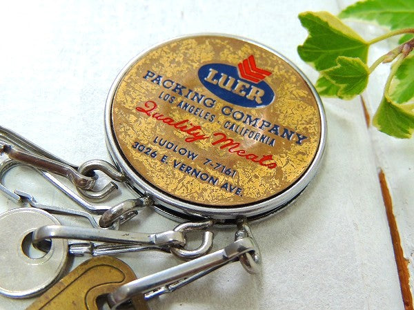 【ロサンジェルス/CALIFORNIA/キーホルダー】USビンテージ・鍵2本付き