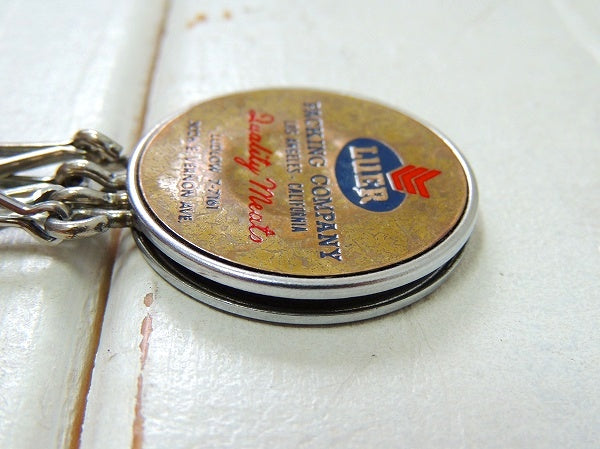 【ロサンジェルス/CALIFORNIA/キーホルダー】USビンテージ・鍵2本付き