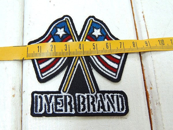 DYER BRANDO アメリカンフラッグ 刺繍 ワッペン・カリフォルニア USA サーフィン