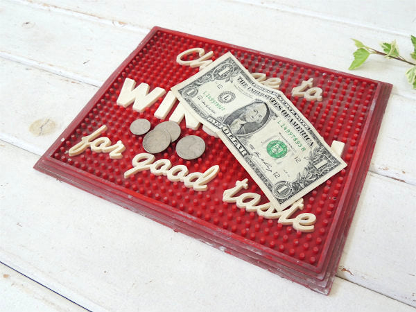 WINSTON タバコ US 店頭用 企業モノ ラバー・ヴィンテージ・カウンターマット バーマット