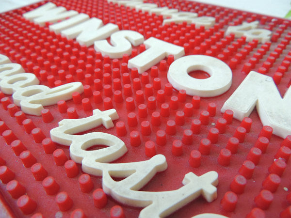 WINSTON タバコ US 店頭用 企業モノ ラバー・ヴィンテージ・カウンターマット バーマット