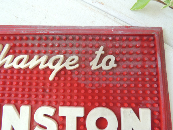 WINSTON タバコ US 店頭用 企業モノ ラバー・ヴィンテージ・カウンターマット バーマット