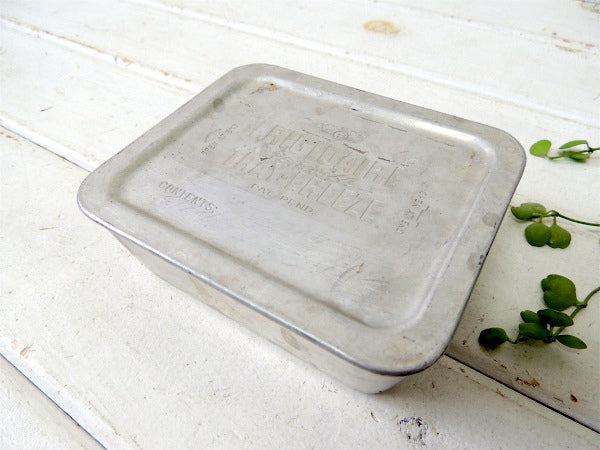 【FRIGIDAIRE】冷蔵庫用のアルミ製・ヴィンテージ・コンテナ/保存容器/レフケース USA