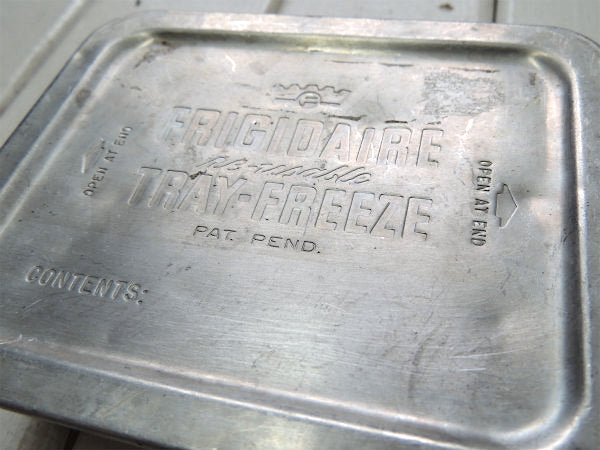【FRIGIDAIRE】冷蔵庫用のアルミ製・ヴィンテージ・コンテナ/保存容器/レフケース USA