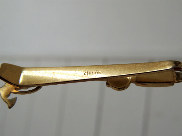 【ANSON・フライフィッシング】ロッド・リール・釣り・フィッシュ・モチーフ・ヴィンテージ・タイピン