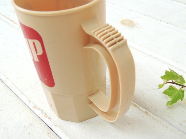 【7UP・セブンアップ】SUPER MUG・ビンテージ・マグカップ/プラコップ USA