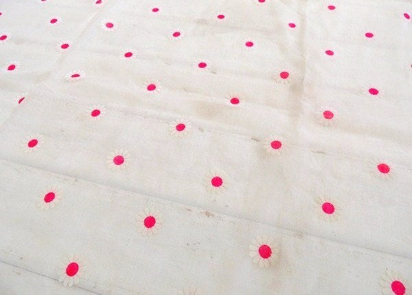 キュートな花柄・シースルー素材・デッドストック・ヴィンテージ・ファブリック/生地　USA